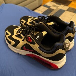 Nike Kids Black and Red Sneakers